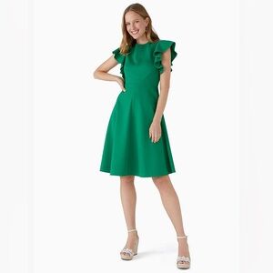 Kate Spade Ponte Flutter-sleeve Dress,‎ 2